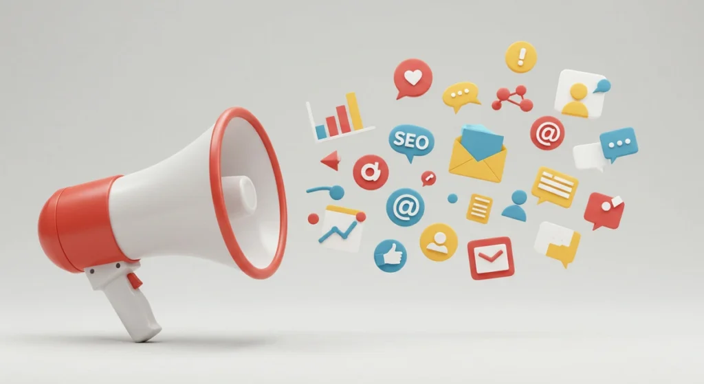 Estratégias de marketing digital com baixo orçamento.